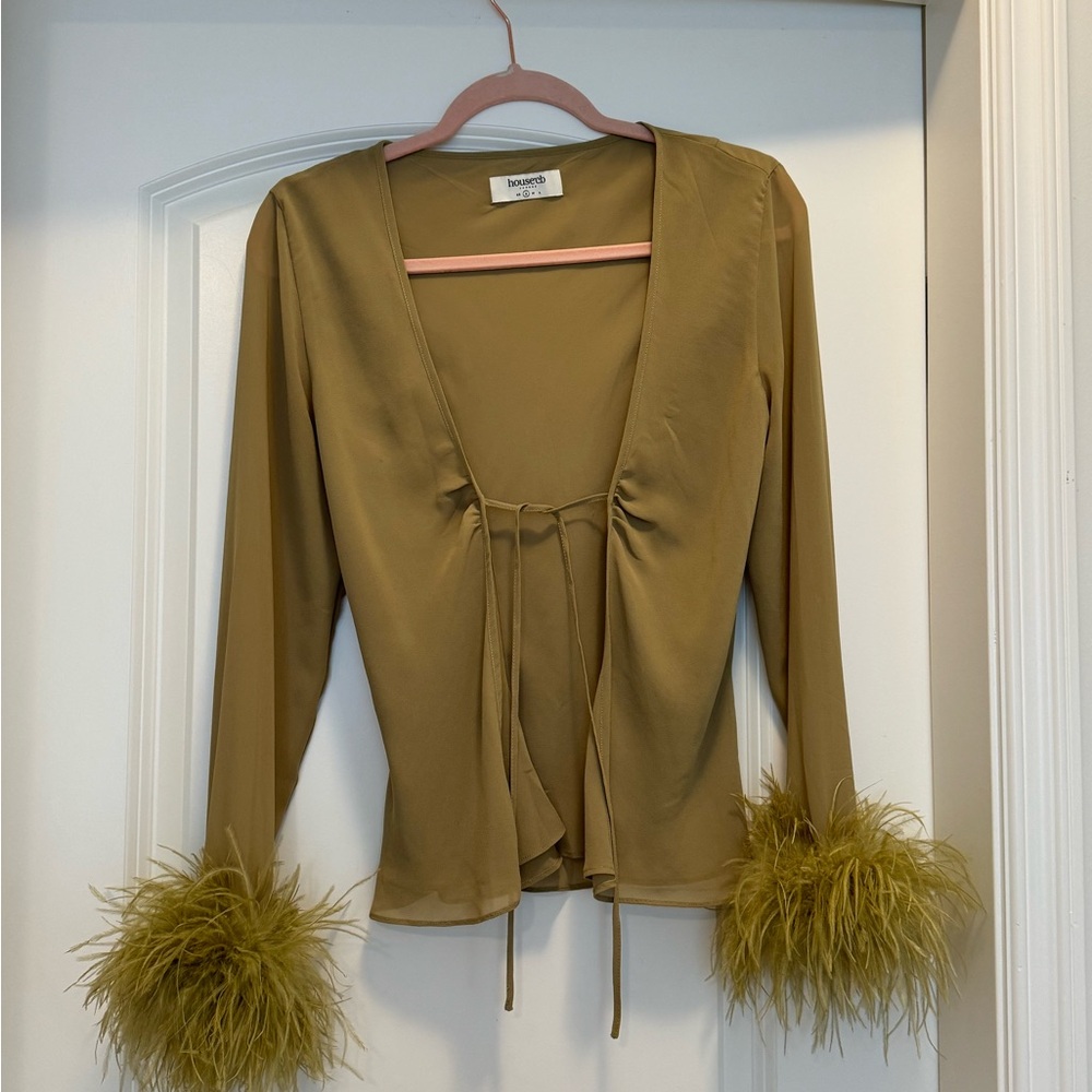 Olive Green House of CB Blouse